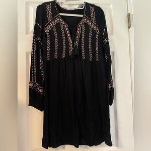 Black mid dress